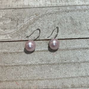 Sterling Silver Cultured Pearl Earrings